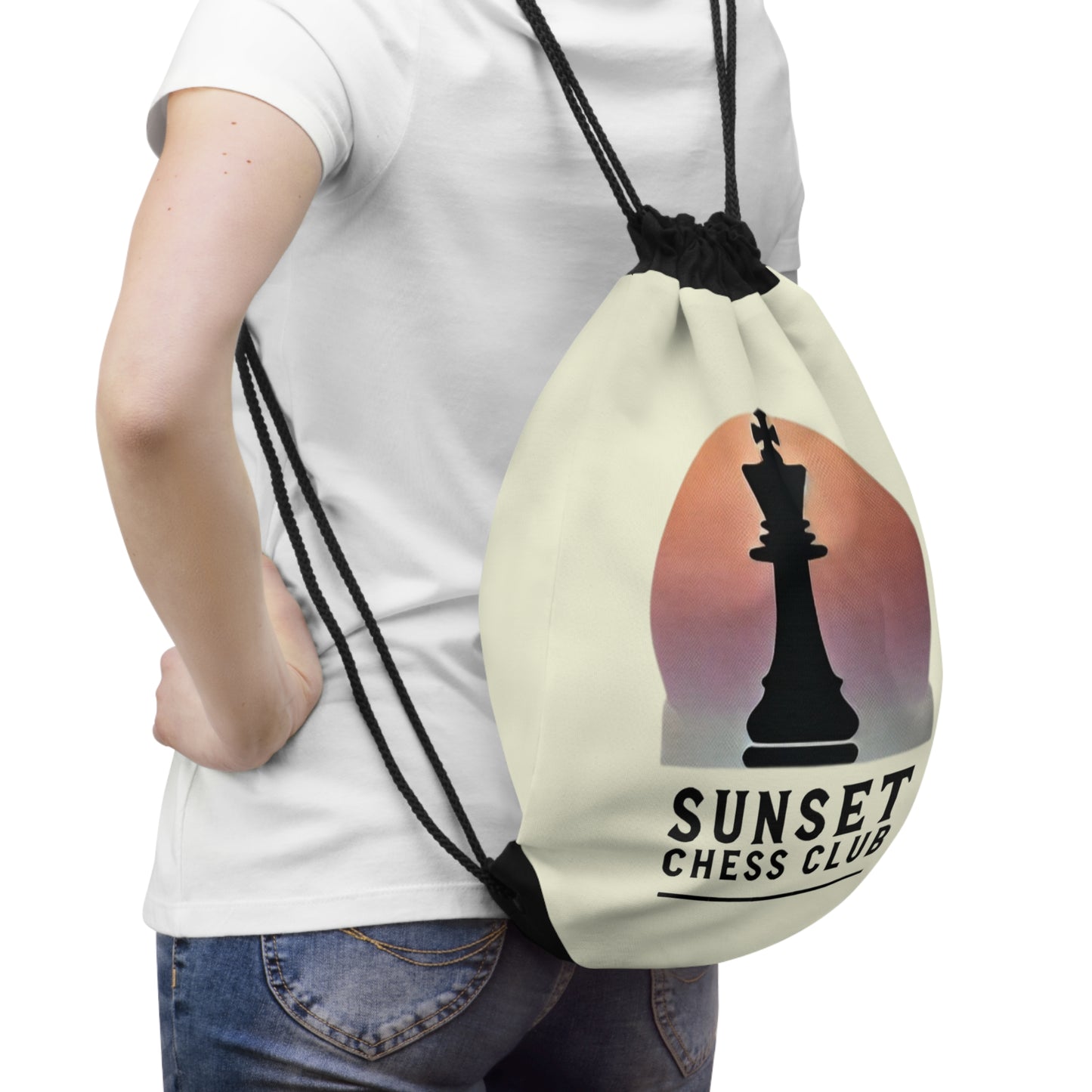 Sunset Chess Club - Drawstring Bag