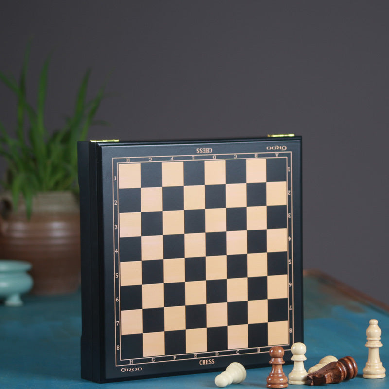Mini Wooden Chess Set – Portable and Durable