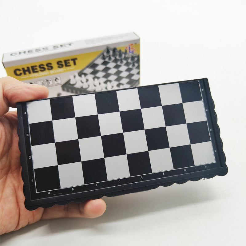 Conjunto de Xadrez Magnético Dobrável – Portátil e Ideal para Viagens
